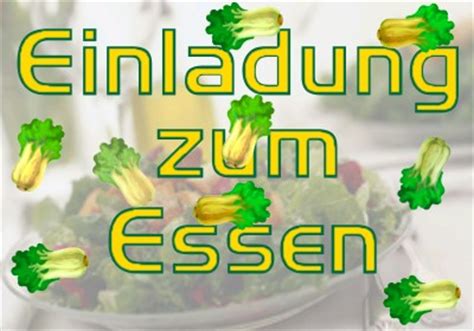 Aber wenn sie einen kuchen oder einen salat. Digital Postcard: Bild: Einladung zum Essen