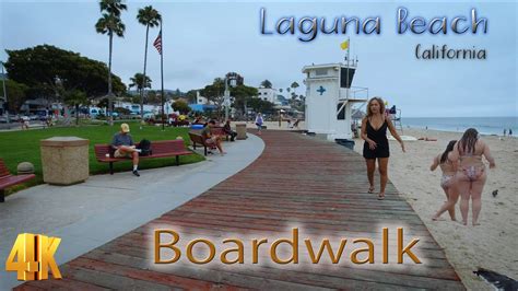 Boardwalk In Laguna Beach Ca In K Youtube