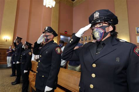 Jersey City Swears In 15 New Police Officers Photos