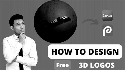 How To Design A Professional 3d Logos On Canva And Photopea For Free