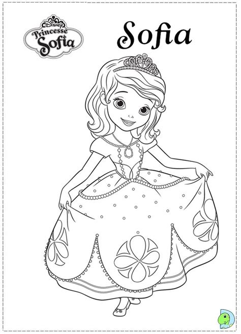 Some famous disney princesses (ariel, belle, jasmine, elsa. Sofia the First Coloring Pages - Fotolip.com Rich image ...