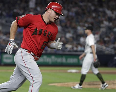Trout Hr 3 Doubles In 1st 5 Hit Game Angels Top Yanks 11 4 Ap News