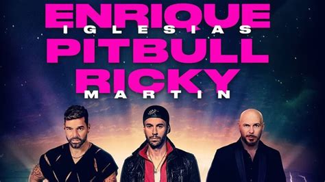 Ricky Martin Enrique Iglesias Y Pitbull Presentan Su Primera Gira