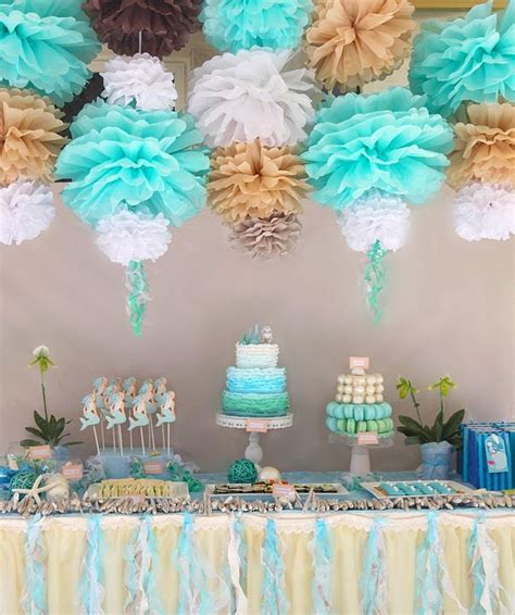 From plates to mermaid tales, we have a few fun ideas to tie your party together: Kara's Party Ideas Mermaid Themed Birthday Party! | Kara's ...