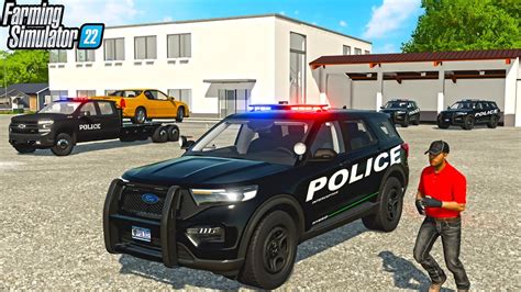 New Police Station In Fs22 1000000 Farming Simulator 22 Youtube