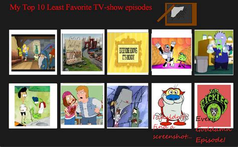 My Top 10 Worst Tv Show Episodes By Chalatso On Deviantart