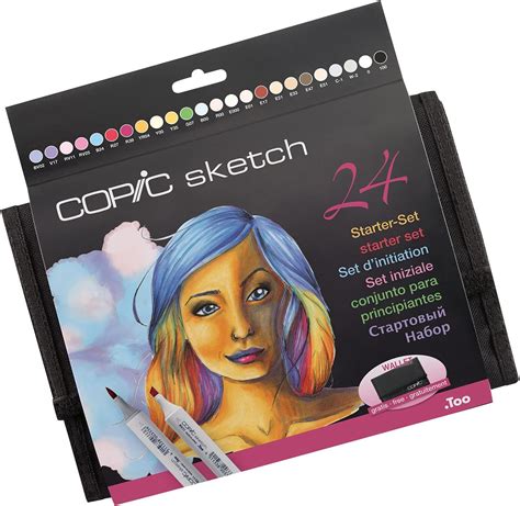 Copic Sketch 24pc Colors Starter Sets In Wallet Buy Online At Best