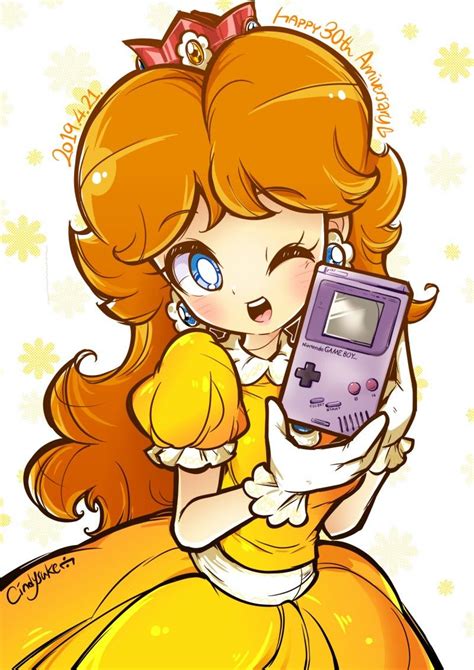 Anime Girl Kawaii Chibi Princess Daisy