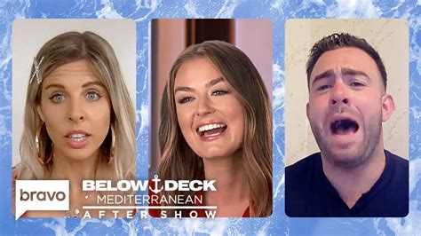 The Below Deck Med Crew S First Impressions Of Aesha Scott Bdm After Show S5 Ep14 Youtube