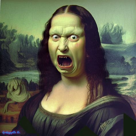 Mad Mona Lisa By Greggoth On Deviantart
