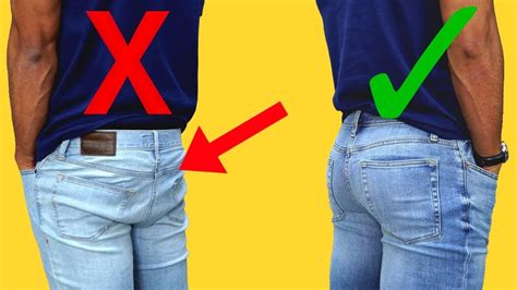 How Jeans Should Properly Fit Avoid Looking Like A Sauasage Youtube