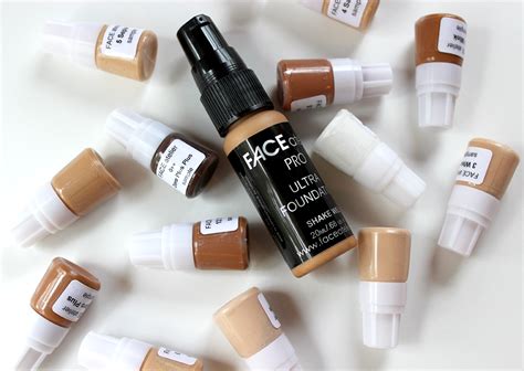 FACE atelier Ultra Foundation Swatches (Full Line) | Foundation swatches, Makeup kit, Swatch