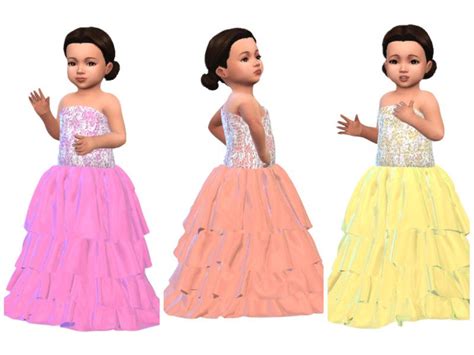 Toddler Formalparty Dress Found In Tsr Category Sims 4 Toddler Female