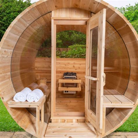 Dundalk Leisurecraft Canadian Timber Tranquility Mp Barrel Sauna