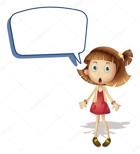 Girl And Call Out — Stock Vector © Interactimages 12385983