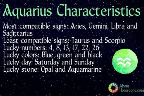 Cancer and libra seek after opulence and comfort, as well as stability and security. Aquarius Traits, Personality And Characteristics