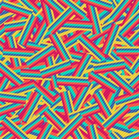 Línea De Rayas De Colores Abstractos Rectángulo Patrón Diseño