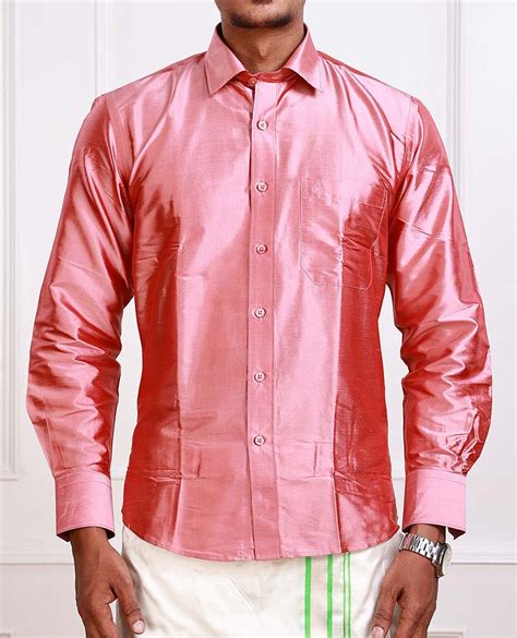Pink Pure Silk Shirt