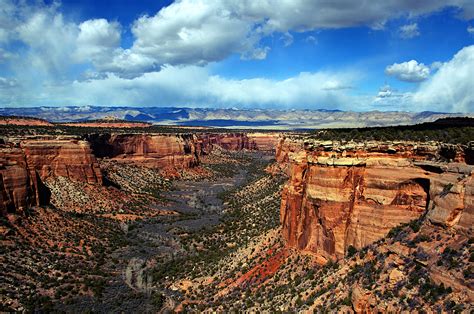 Fond Décran Monument Colorado Canyon Nationale Parcs Nationaux