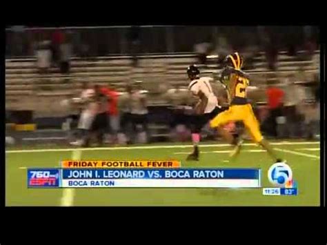 Our core philosophy is to provide you with the highest. John I. Leonard/Boca Raton football highlights - YouTube