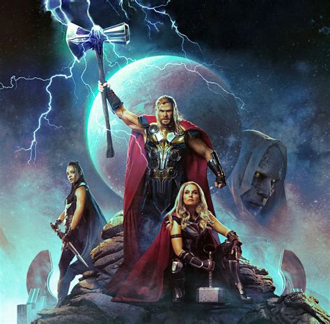 1100x1080 4k Thor Love And Thunder Imax Poster 1100x1080 Resolution