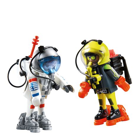 9448 Playmobil Astronauts Duo Figure Set Space Suitable For Ages 4