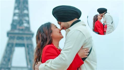 Neha Kakkar And Rohanpreet Singh Share A Passionate Kiss In Front Of