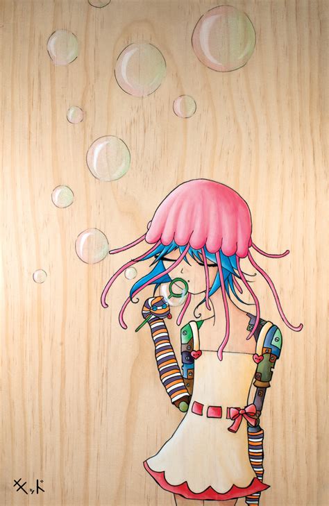 Jellygirl Acrylic By Jen Kiddo Trampt Library