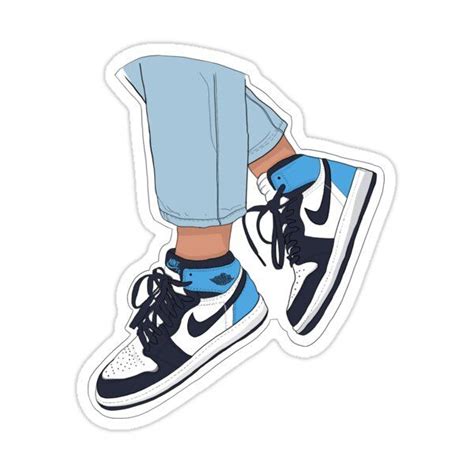 Air Force 1s Obsidian Sticker By Explainedsimply In 2021 Preppy