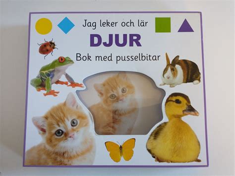 Se produkter som liknar Jag leker och lär Djur bok me på Tradera