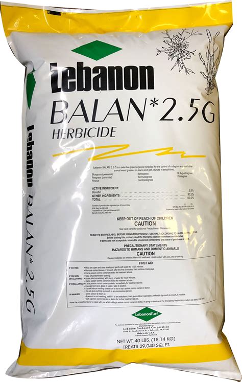 Lebanon Balan 2.5G HDG Herbicide | LebanonTurf