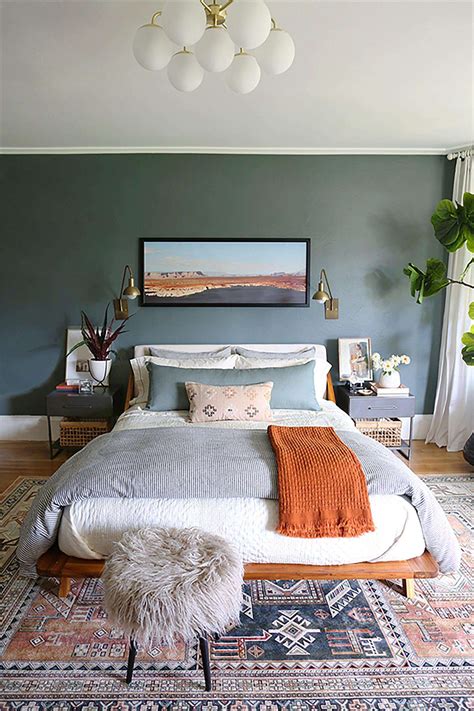 Decorate or update your space when you create a bedroom accent wall. Are Dark Green Walls the New White Walls? (Short Answer: We Think Maybe) - Emily Henderson