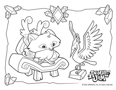 This online video game is super popular with 160 million registered users at this time. Printable Animal Jam Coloring Pages