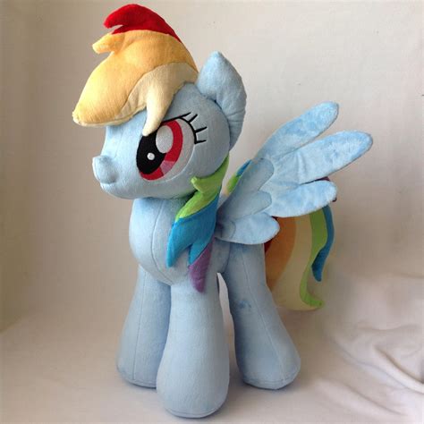 Rainbow Dash Plush Handmade Custom My Little Pony By Burgunzik On