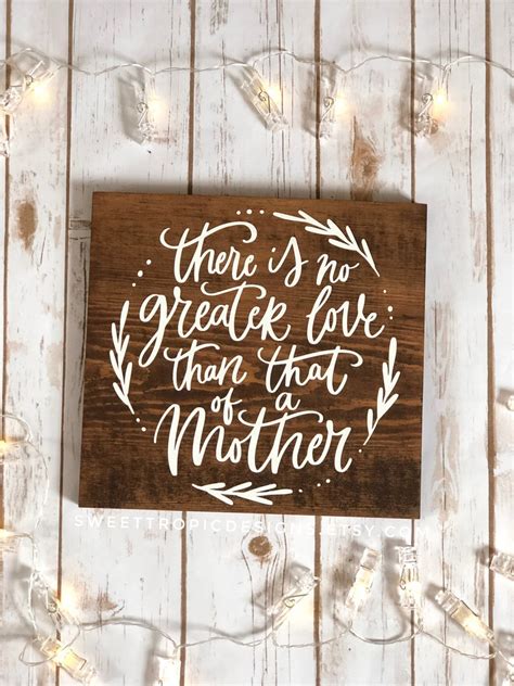 Mothers Day T There Is No Greater Love Than That Of A Etsy