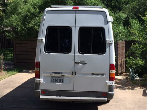 Sliding windows for the rear doors - Sprinter Camper