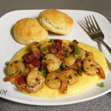This cornbread is a rare compromise between southern and northern cornbreads: Shrimp & Cheesy Corn Grits Recipe - (4.4/5)