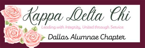 Kappa Delta Chi Sorority Inc Dallas Alumnae Chapter Chapter