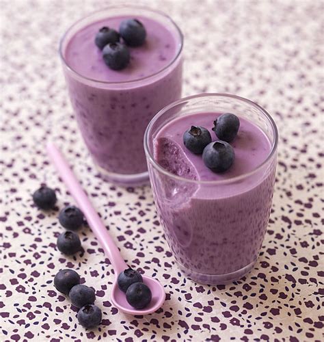 Mousse aux myrtilles