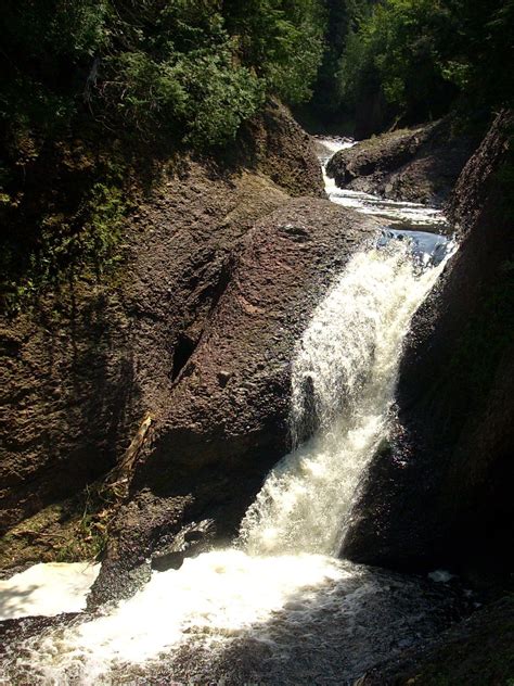 Black River Waterfalls Porcupine Mountains Mi Scenic Byway