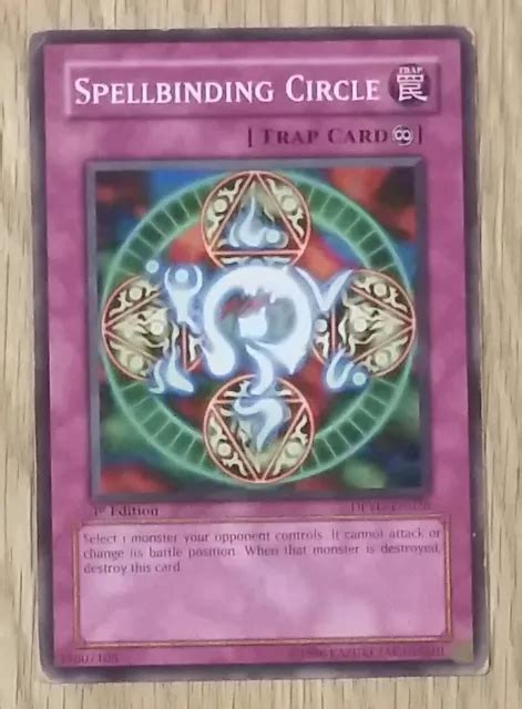 Yu Gi Oh Card Spellbinding Circle Trap 175 Picclick