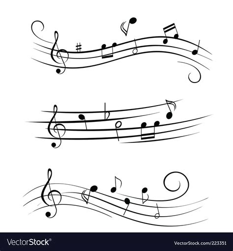 Scorecloud music notation software instantly turns your songs into sheet music. Music notes Royalty Free Vector Image - VectorStock