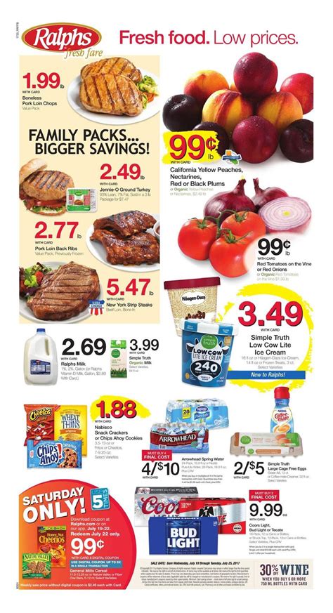 Check spelling or type a new query. Ralphs Weekly Ad July 19 - 25 2017