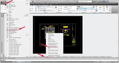 The Architectural Student Autocad Setting Up Paperspace With Plot