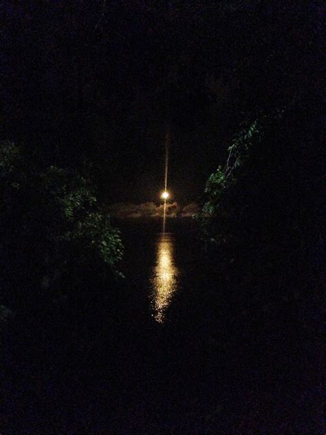 Canada UFO: Weird Orange Ball Of Light Observed Over The Lake From