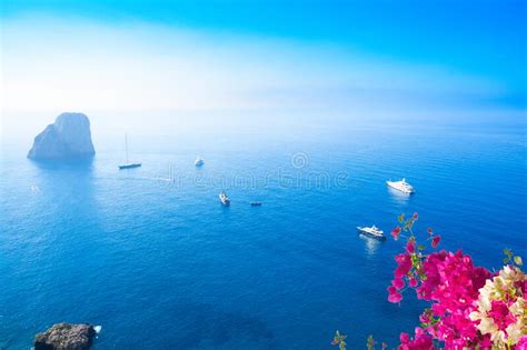 Capri Island Italy Stock Image Image Of Campania Panoramic 266713215