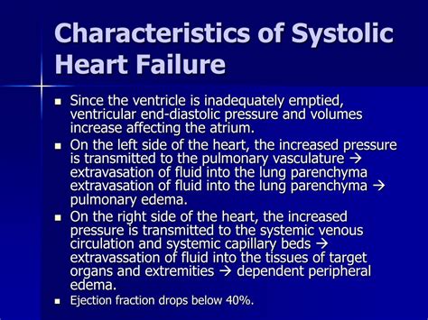 Ppt Systolic And Diastolic Heart Failure Powerpoint Presentation