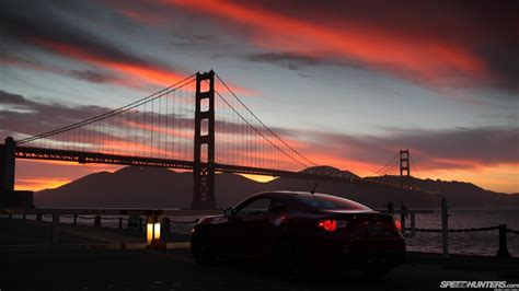 🥇 Sunset Cars Golden Gate Bridge Scion Fr S Wallpaper