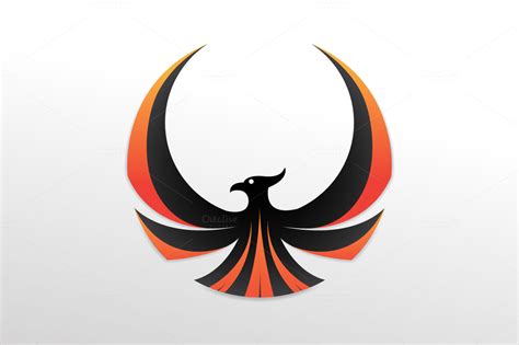 Phoenix bird tattoo sketch drawing, phoenix, logo, bird png. The Phoenix Logo ~ Logo Templates on Creative Market