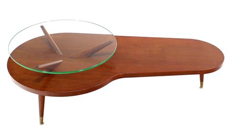 Shop allmodern for modern and contemporary irregular shaped coffee table to match your style and budget. Mid Century Modern Walnut Organic Kidney Shape Coffee ...